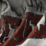 DAXUEN grey ombre tie-dye vintage graphic t-shirt
