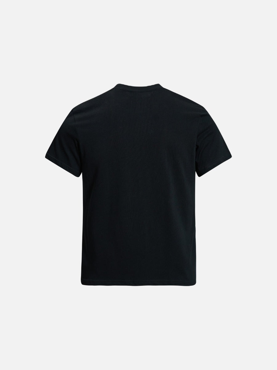 DAXUEN Ornate script and piano key graphic T-shirt