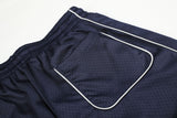 Ornate Script Black Wide-Leg Athletic Pants