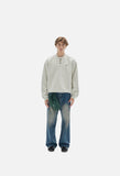 Faded Vintage Blue Wide-Leg Jeans