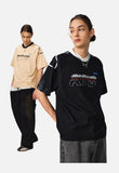 Glitchy Graphic Oversized T-Shirt