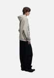 Distressed Graphic Hoodie Sweatshirt