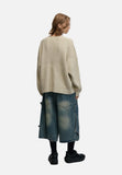 Distressed Wide-Leg Jeans — Baggy Denim