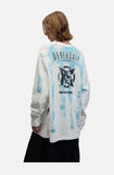 DAXUEN Vintage Striped Long Sleeve Kit Tee