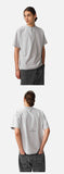 Unloose Quarter-Zip Oversized T-Shirt