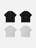 Unloose Quarter-Zip Oversized T-Shirt