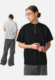 Unloose Quarter-Zip Oversized T-Shirt