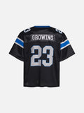 DAXUEN Oversized jersey t-shirt with graphic details