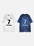 DAXUEN Oversized athletic t-shirt with mesh panels
