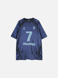 DAXUEN Oversized athletic t-shirt with mesh panels
