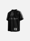 DAXUEN Oversized short-sleeve colorblock T-shirt with graphics