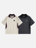 DAXUEN Men's oversized short-sleeved polo shirt