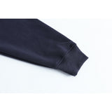 DAXUEN solid color oversized cropped fleece hoodie