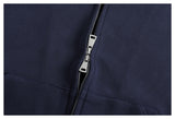 DAXUEN solid color oversized cropped fleece hoodie
