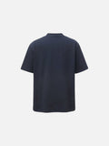 DAXUEN Oversized deconstructed t-shirt in olive green and navy