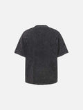 DAXUEN Oversized short-sleeved distressed crewneck T-shirt
