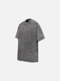 DAXUEN Oversized short-sleeved distressed crewneck T-shirt