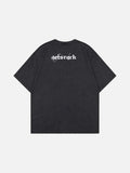 DAXUEN Oversized graphic t-shirt with distressed print