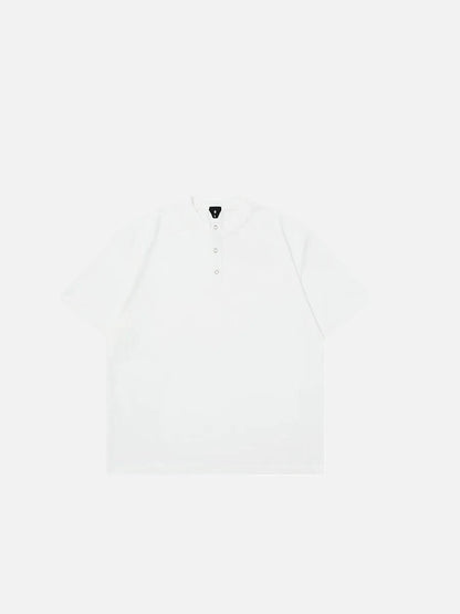 DAXUEN Oversized short-sleeved Henley t-shirt