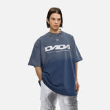 DAXUEN Oversized long sleeve t-shirt with graphics — model photo
