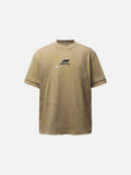 DAXUEN Oversized short-sleeved paint splash t-shirt