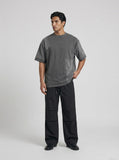 DAXUEN Oversized patchwork t-shirt with relaxed fit — model photo