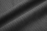 DAXUEN black pinstriped wide-leg trousers