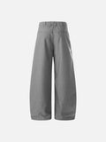 DAXUEN High-waisted wide-leg pinstriped trousers