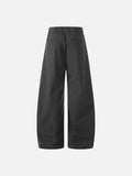 DAXUEN High-waisted wide-leg pinstriped trousers