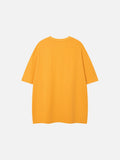 DAXUEN Oversized short-sleeved T-shirt with pixelated graphic