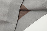 DAXUEN light grey pixelated dog graphic cardigan
