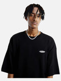 DAXUEN black pixelated portraits back graphic tee