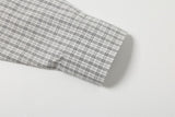 DAXUEN plaid pattern long-sleeve button-up shirt