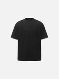 DAXUEN Oversized short-sleeved t-shirt with plaid script print