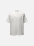 DAXUEN Oversized short-sleeved t-shirt with plaid script print