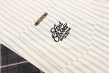 DAXUEN cream oversized plaid tie long-sleeve shirt