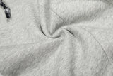 DAXUEN light grey marl plaid-wrapped wide-leg sweatpants