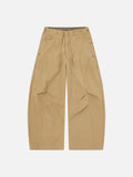 Baggy Khaki Wide-Leg Pants for Men