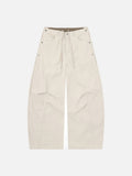 Baggy Khaki Wide-Leg Pants for Men