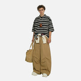 Baggy Khaki Wide-Leg Pants for Men