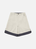 Chill Vibes Wide-Leg Cuffed Shorts