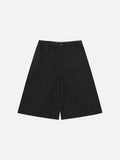 Chill Vibes Wide-Leg Cuffed Shorts