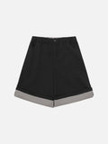Chill Vibes Wide-Leg Cuffed Shorts