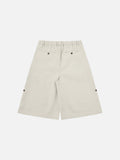 Chill Vibes Wide-Leg Cuffed Shorts