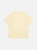DAXUEN Playful apple graphic T-shirt with bear design