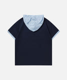 DAXUEN Playful hooded top with cartoon embroidery and striped details