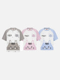 DAXUEN Relaxed fit short-sleeved t-shirt with cat graphic