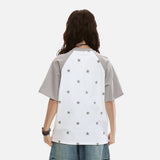 DAXUEN Relaxed fit short-sleeved t-shirt with cat graphic