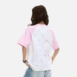 DAXUEN Relaxed fit short-sleeved t-shirt with cat graphic