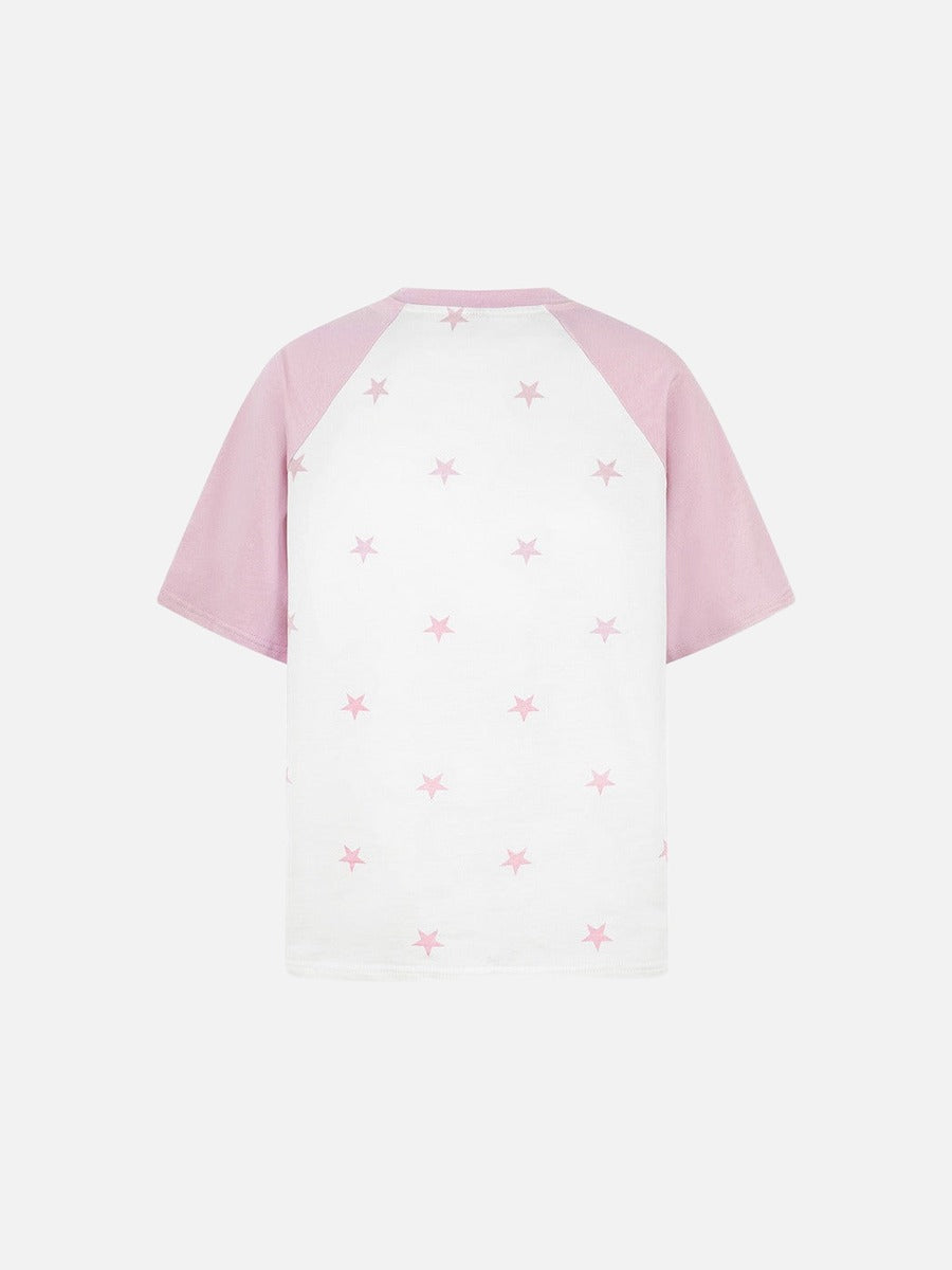 DAXUEN Relaxed fit short-sleeved t-shirt with cat graphic